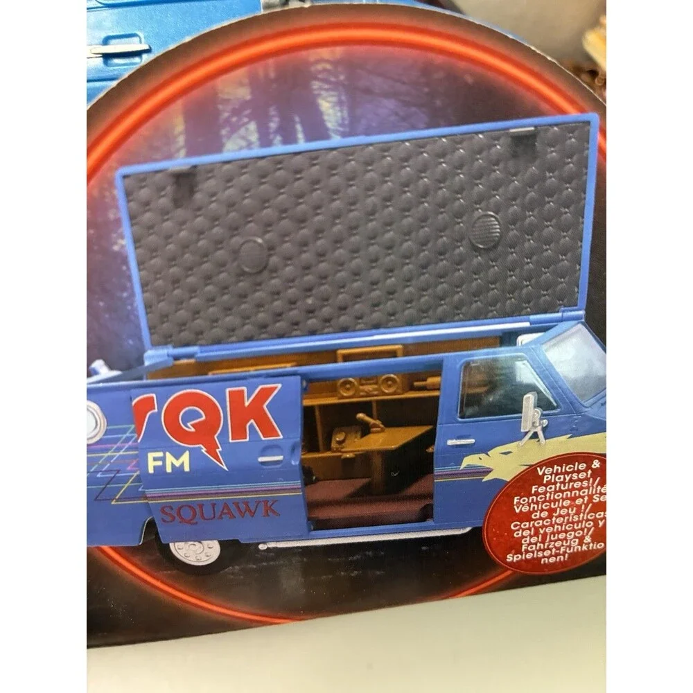 NEW 2025 Stranger Things Season 5 WSQK The Squawk Van Playset + Steve Figure